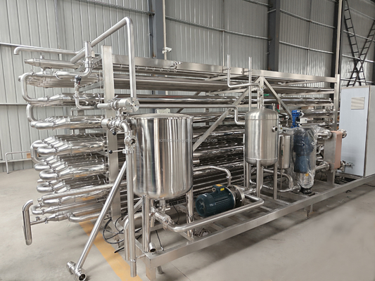 Hoge spanning en volledig automatische tube-in-tube UHT-sterilisator voor tomatenpasta 380V/440V
