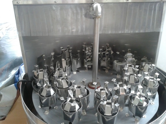 Laatste ontwerp semi-automatische flessen spoelmachine voor het vullen van water