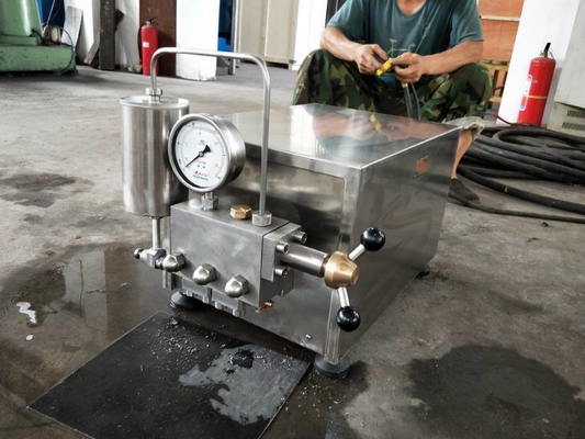 Polish Mirror Polished 20L/H Mini Scale Milk Homogenizer voor verwerking van kleine partijen