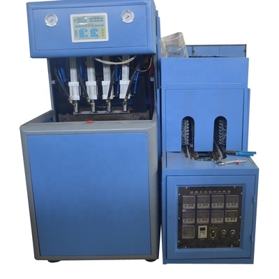 Stretch Blow Moulding Auto Dropping Semi Automatic 4 holte Soda Waterfles Blow Moulding Machine