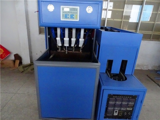 Stretch Blow Moulding Auto Dropping Semi Automatic 4 holte Soda Waterfles Blow Moulding Machine
