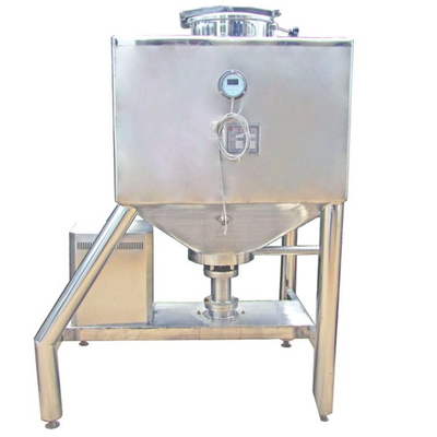 500L vierkante emulgatietank voor melk roestvrij staal 7,5 kW 1000*1000*1800mm