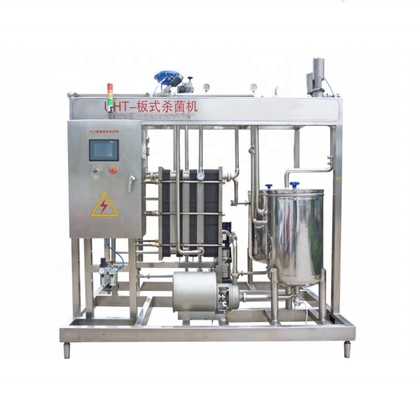 2000L/H Plaat-type melkpasteurisator met aanpasbare sterilisatietijd van 15-30 seconden
