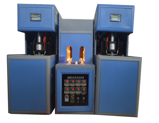 1250 kg semi-automatische 6L PET-flessen blaasgietmachine voor de waterverpakkingsindustrie