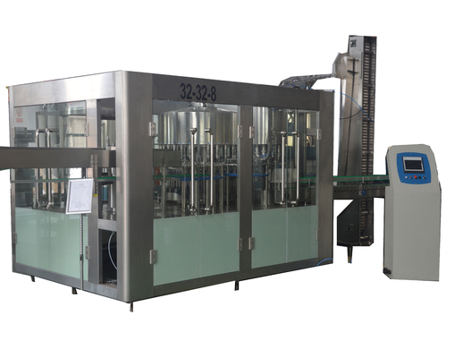 Industriële 32-32-8 Flessenwater Spoelen Vulling Capping Machine Geautomatiseerde productie