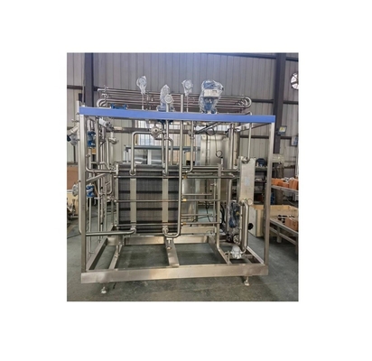 Milk Plate Type Warmtewisselaar Drank Uht Sterilisator met Pools spiegelpoets