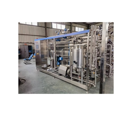 UHT-tubulaire sterilisator voor melkverwerkingslijnen met PLC- en pasteuriseringsfunctie
