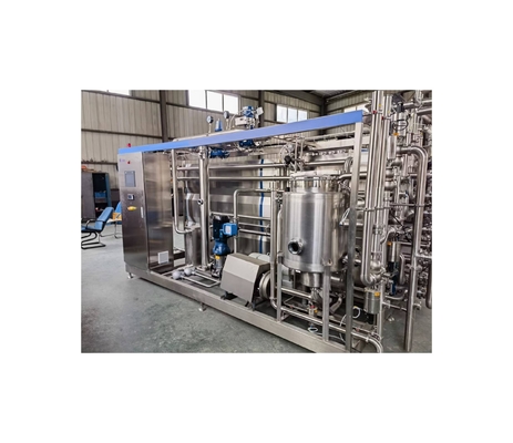 UHT-tubulaire sterilisator voor melkverwerkingslijnen met PLC- en pasteuriseringsfunctie