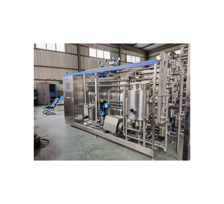 UHT-tubulaire sterilisator voor melkverwerkingslijnen met PLC- en pasteuriseringsfunctie