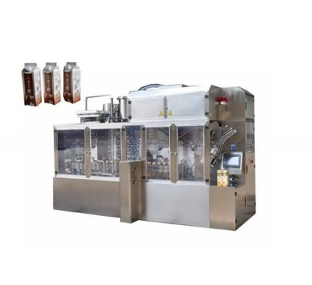 2000 verpakkingen/uur Milk Gable Top Packing Machine voor drankenbedrijven Volledig automatisch