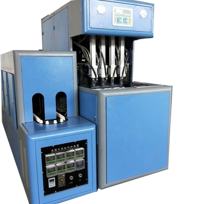 18kW krachtige semi-automatische 4 holtes PET flessen blaasmachine binnen 2022