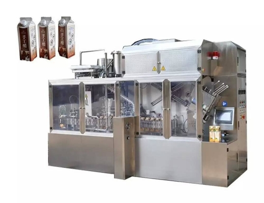 Verpakkingsmateriaal Papier 3000 verpakkingen/uur Gable Top Milk Packing Machine