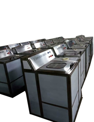 1250*950*1210 Halfautomatische 300b/h 3-vat flessenwasmachine met decapping functie voor 5 gallon