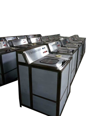 1250*950*1210 Halfautomatische 300b/h 3-vat flessenwasmachine met decapping functie voor 5 gallon