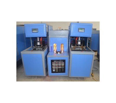Hoogdrukklep semi-automatische een holte 5L Plastic breedhals potten blaasgietmachine met malen
