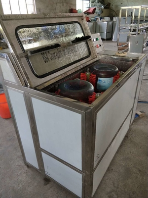 Restaurant semi-automatische twee-station 5 gallon fles dop verwijderen en wasmachine