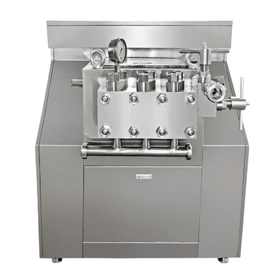 37 kW motorvermogen Hoogdruk homogeniseringsmachine voor de melkverwerking 5000L/h 25mpa