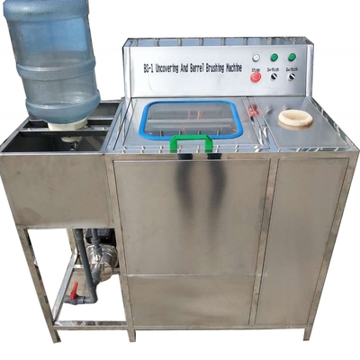 5 gallon binnen spoelen en buiten borstelen machine voor glasverpakkingen 1250*950*1210