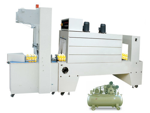 Elektrisch aangedreven semi-automatische flessenkrimpmachine voor krimpfilmverpakking