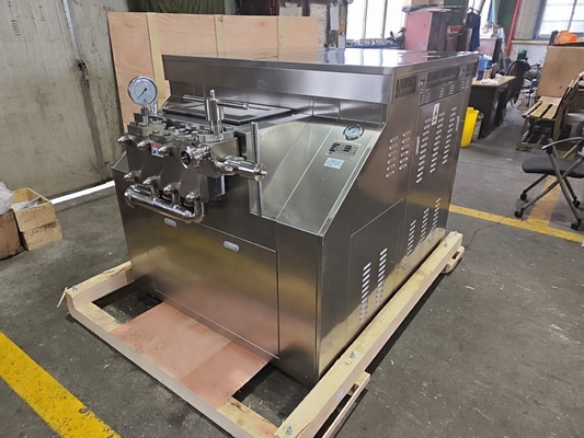 37 kW hogedruk vet homogeniserende machine voor melkverwerkingslijn Verwerkingssoorten melk