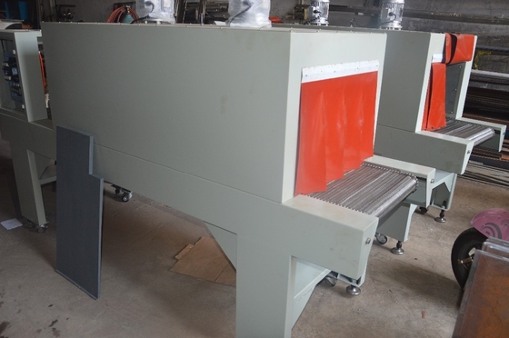 Verpakkingsmachine voor semi-automatische mineraalwaterflessen met warmte-krimptunnel