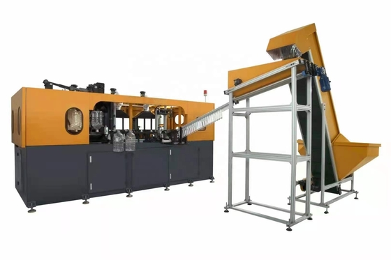4300 kg Volledig automatische twee holte PET-flessen blaasmachine voor 10L tot 20L flessen
