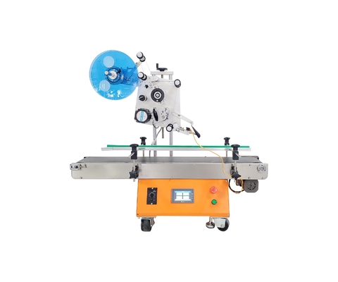 Schrijfmachine voor het zelfklevend etiketteren van voedselproducten