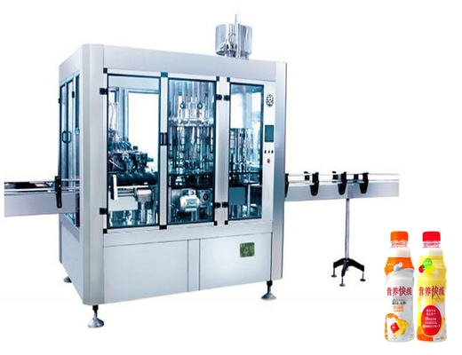 Volledig automatische 5000B/H Drink Yogurt Flessen Wassen Vulling Capping Machine voor boerderijen