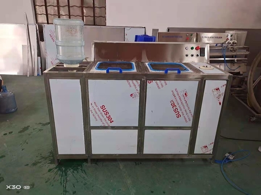 Hoge capaciteit 200BPH semi-automatische dubbele vat vulmachine voor 5 gallon flessen
