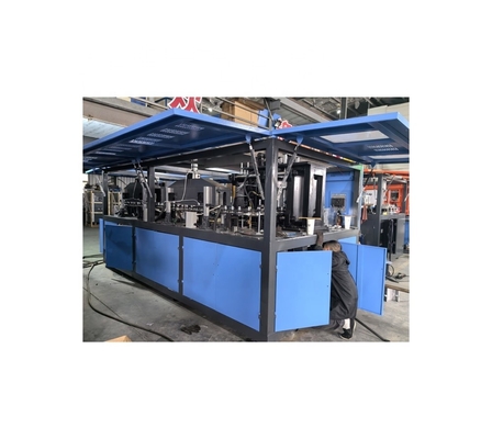 Theoretische output 4000-4500 stuks Volledig automatische 4 holte pet flessen blaasmachine