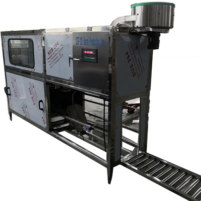 2950X800X1600MM Voedsel- en drankwinkels 5 gallon trommel spoelen vul- en bekledingsmachine