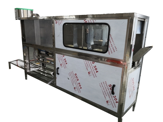 2950X800X1600MM Voedsel- en drankwinkels 5 gallon trommel spoelen vul- en bekledingsmachine