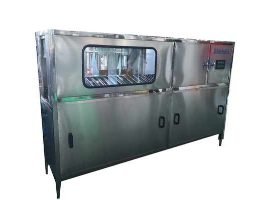 2950X800X1600MM Voedsel- en drankwinkels 5 gallon trommel spoelen vul- en bekledingsmachine