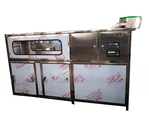 2950X800X1600MM Voedsel- en drankwinkels 5 gallon trommel spoelen vul- en bekledingsmachine