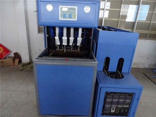 1L semi-automatische 4 holte waterfles blaasvormmachine voor water/drank