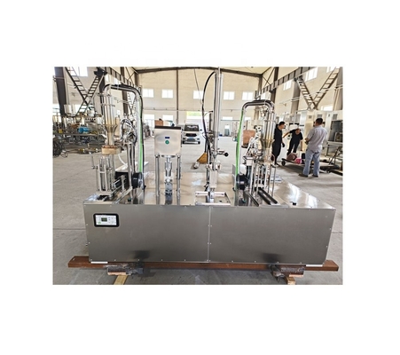 Plastic Packaging Manual Type Juice Gable Top Carton Filling Machine voor flessen