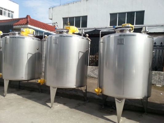 SUS304/316L Tomatenpureeopslagtank voor het bewaren van fruitpulp in een productie-installatie