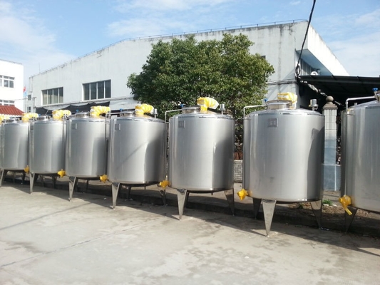 SUS304/316L Tomatenpureeopslagtank voor het bewaren van fruitpulp in een productie-installatie
