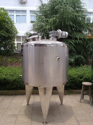 SUS304/316L Tomatenpureeopslagtank voor het bewaren van fruitpulp in een productie-installatie
