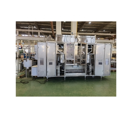 4500*1200*3250mm Aseptic Double Heads Fruit Pulp Filling Machine voor aseptische verpakkingen