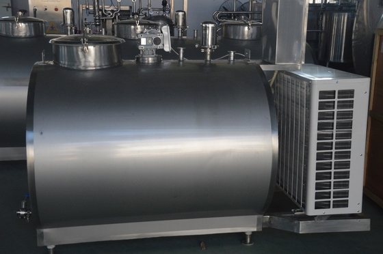 Koelopslagtank voor 800L roestvrijstalen melk voor industriële verwerking en compressorverwerking