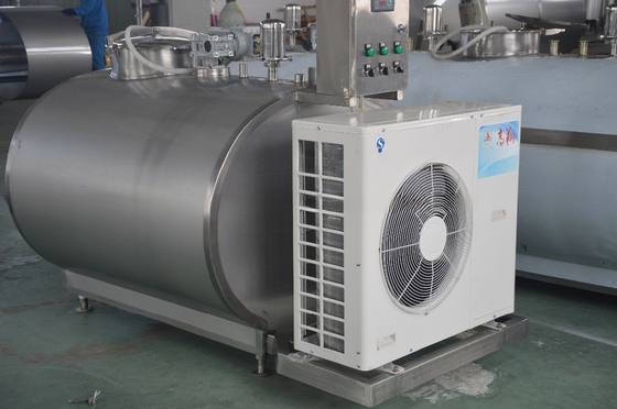 Koelopslagtank voor 800L roestvrijstalen melk voor industriële verwerking en compressorverwerking