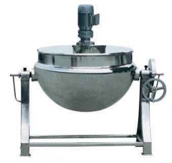 SUS304/316L 300L stoomverwarmende kookketel voor voedselverwerkingsapparatuur
