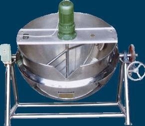 SUS304/316L 300L stoomverwarmende kookketel voor voedselverwerkingsapparatuur