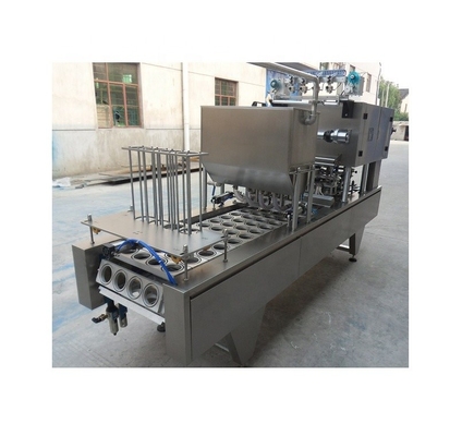 Max. Luchtverbruik 0,5 m3/min IJs Yoghurt Pudding Cup Filling Sealing Machine