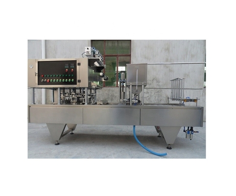 Plastic Cup Sealer voor boerderijen Chocolade Sauce Jelly Pudding Filling and Sealing Machine