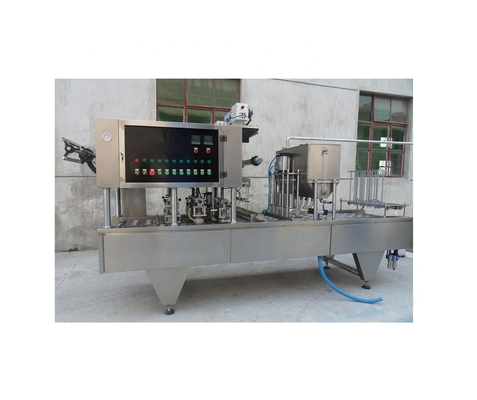 Plastic Cup Sealer voor boerderijen Chocolade Sauce Jelly Pudding Filling and Sealing Machine
