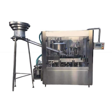 4000b/h PP/HDPE/PE geurige yoghurt flessen vulmachine met aluminiumfolie afdichting