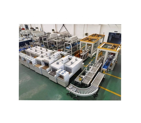 Verpakkingsmachine voor de luchtvoorziening van kartonnen dozen met een verpakkingsgraad van 5-6 kg/cm2 en papiermateriaal