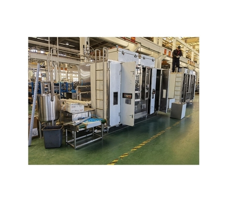 2800 kg plastic verpakkingsmateriaal aseptische verpakkingsmachine met dubbele vulmond